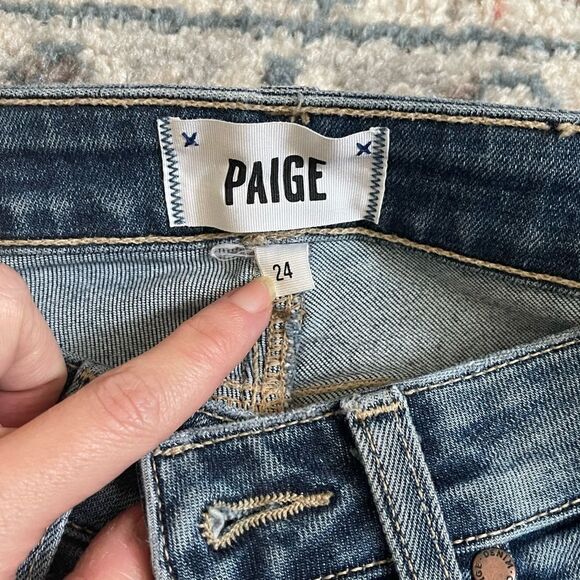 Paige Verdugo Ultra Skinny Jeans Medium Wash Size 24 - Picture 6 of 6